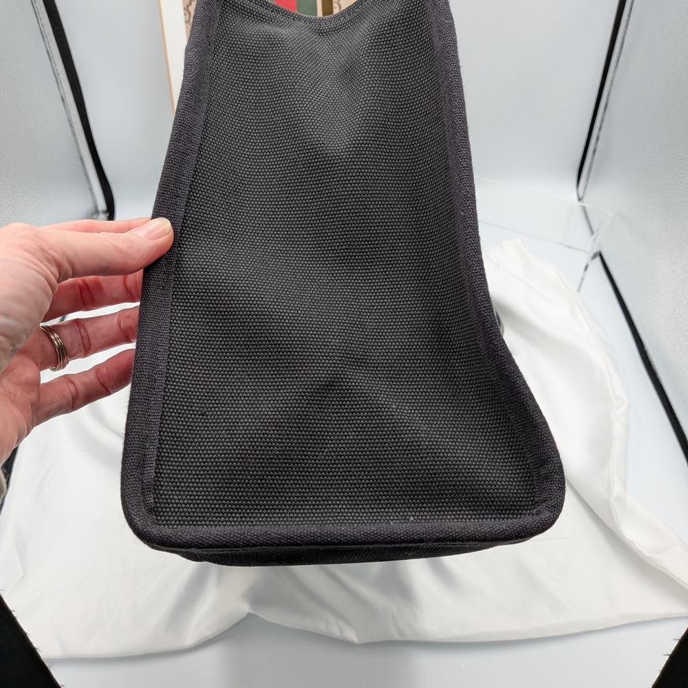 Coach Black and Gold Canvas Tote - Picture 15 of 16